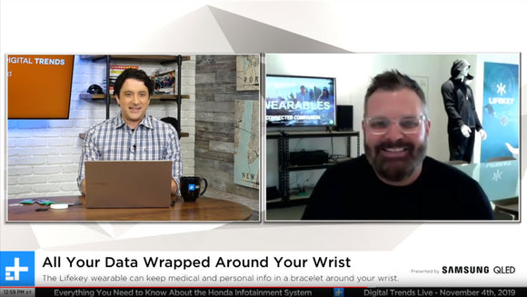 Founder and CEO Jason Kintzler Talks Lifekey on Digital Trends Live